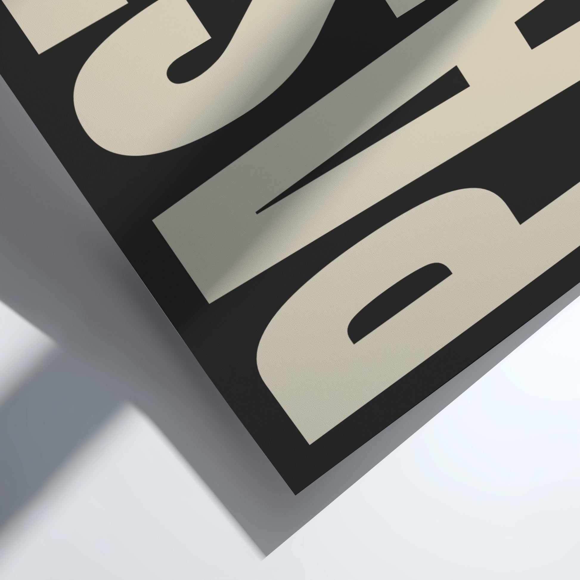 Pasta poster featuring a bold typography, ideal for kitchen decor.