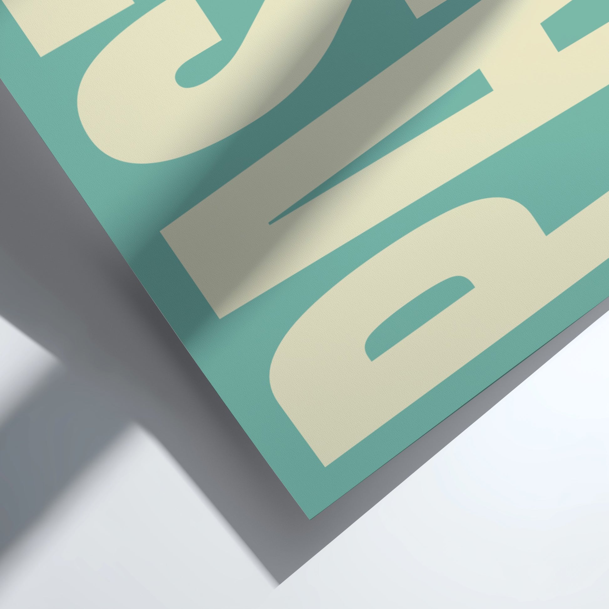 Pasta poster featuring a bold typography, ideal for kitchen decor.