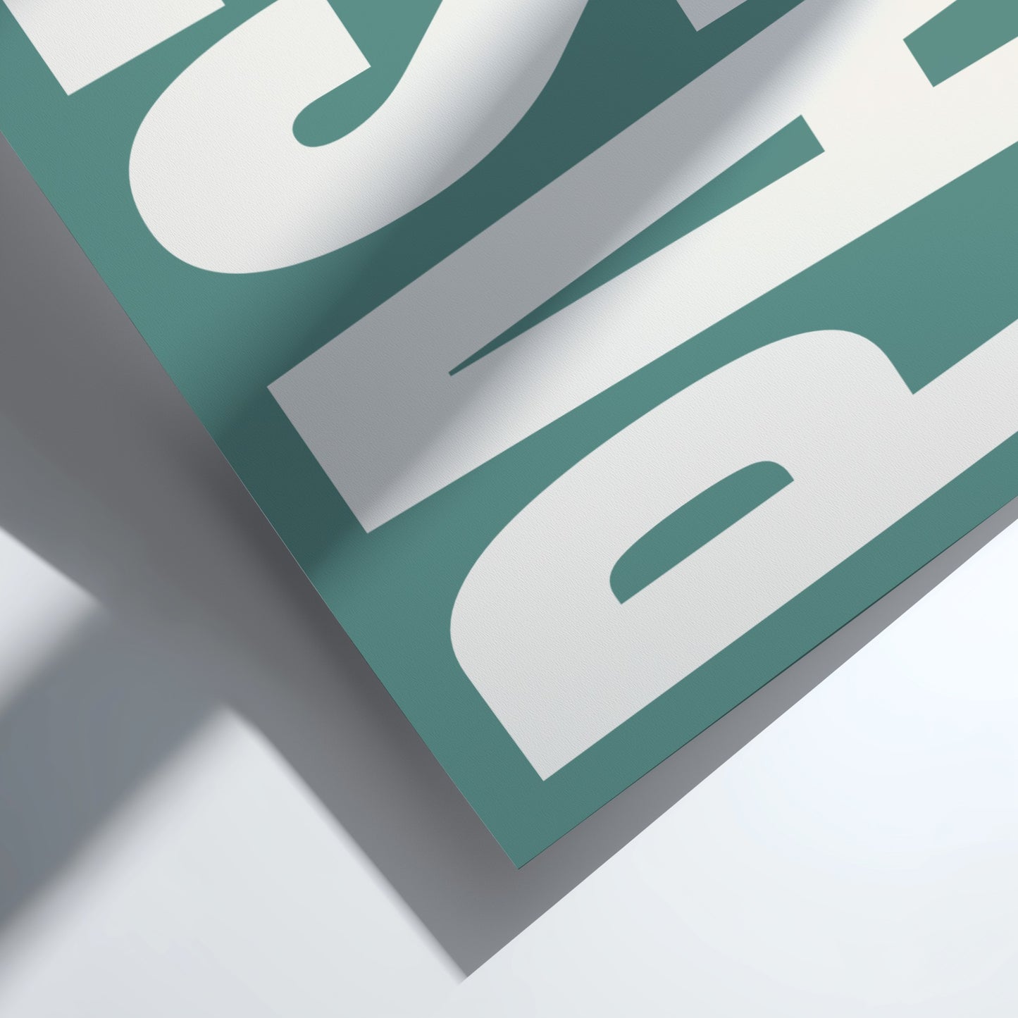 Pasta poster featuring a bold typography, ideal for kitchen decor.