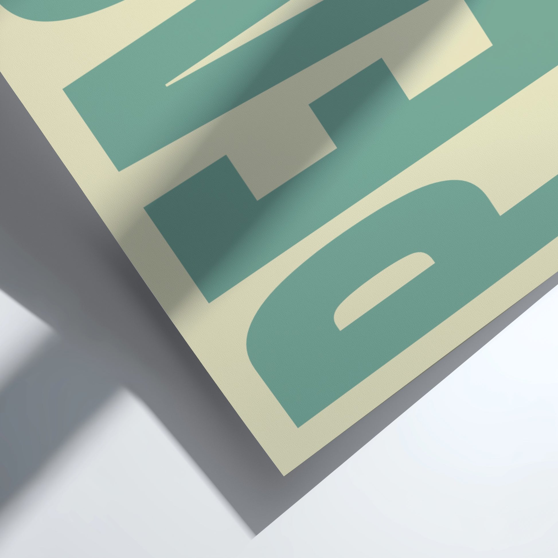 Peace poster featuring bold typography, modern wall art for home decor