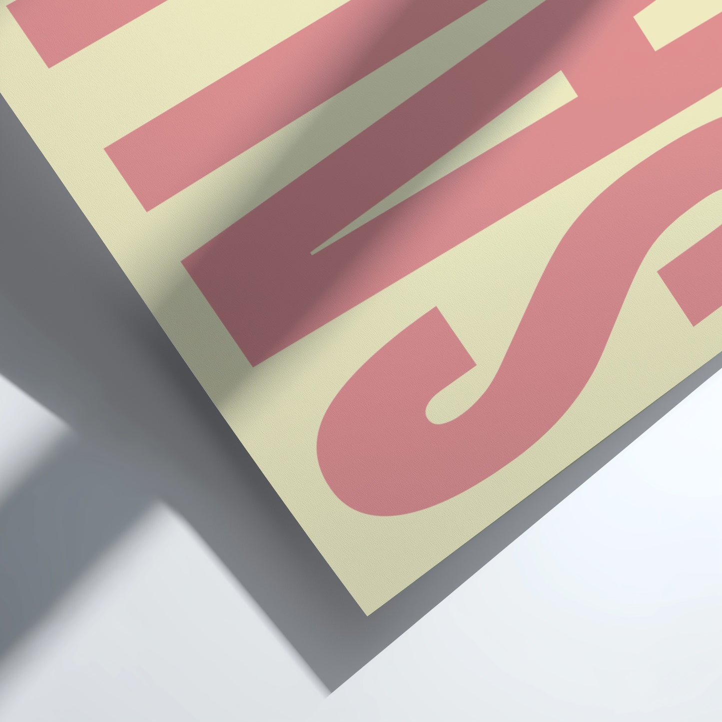 Salut poster featuring modern typography 