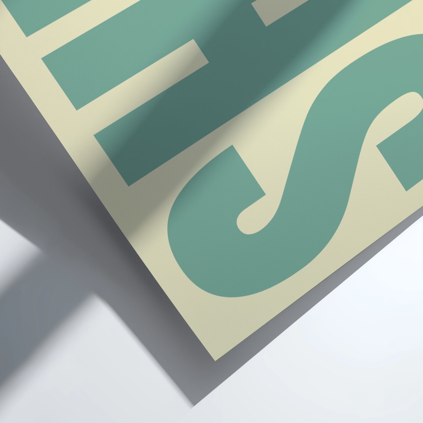 Poster featuring bold typography, modern wall art for home decor