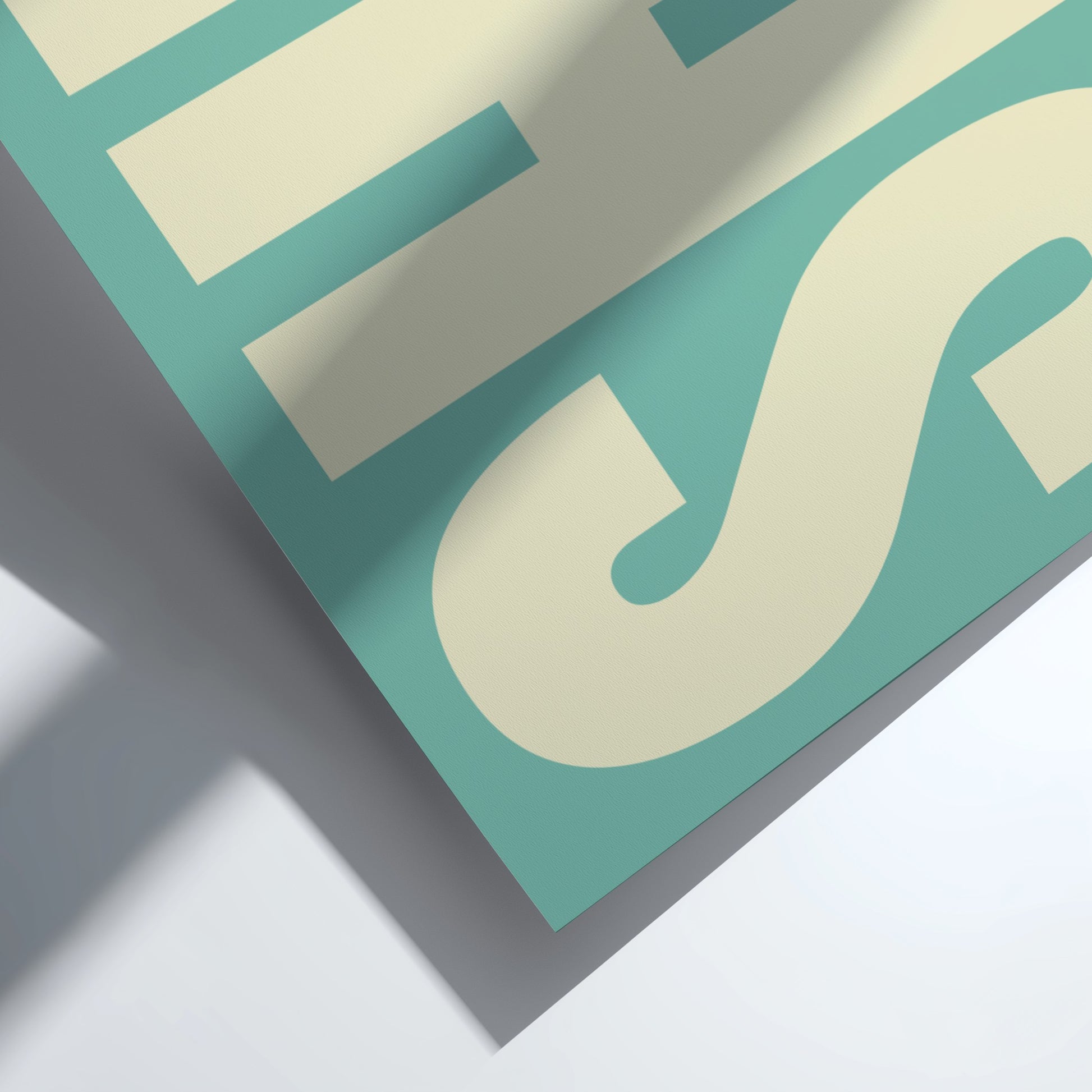 Poster featuring bold typography, modern wall art for home decor
