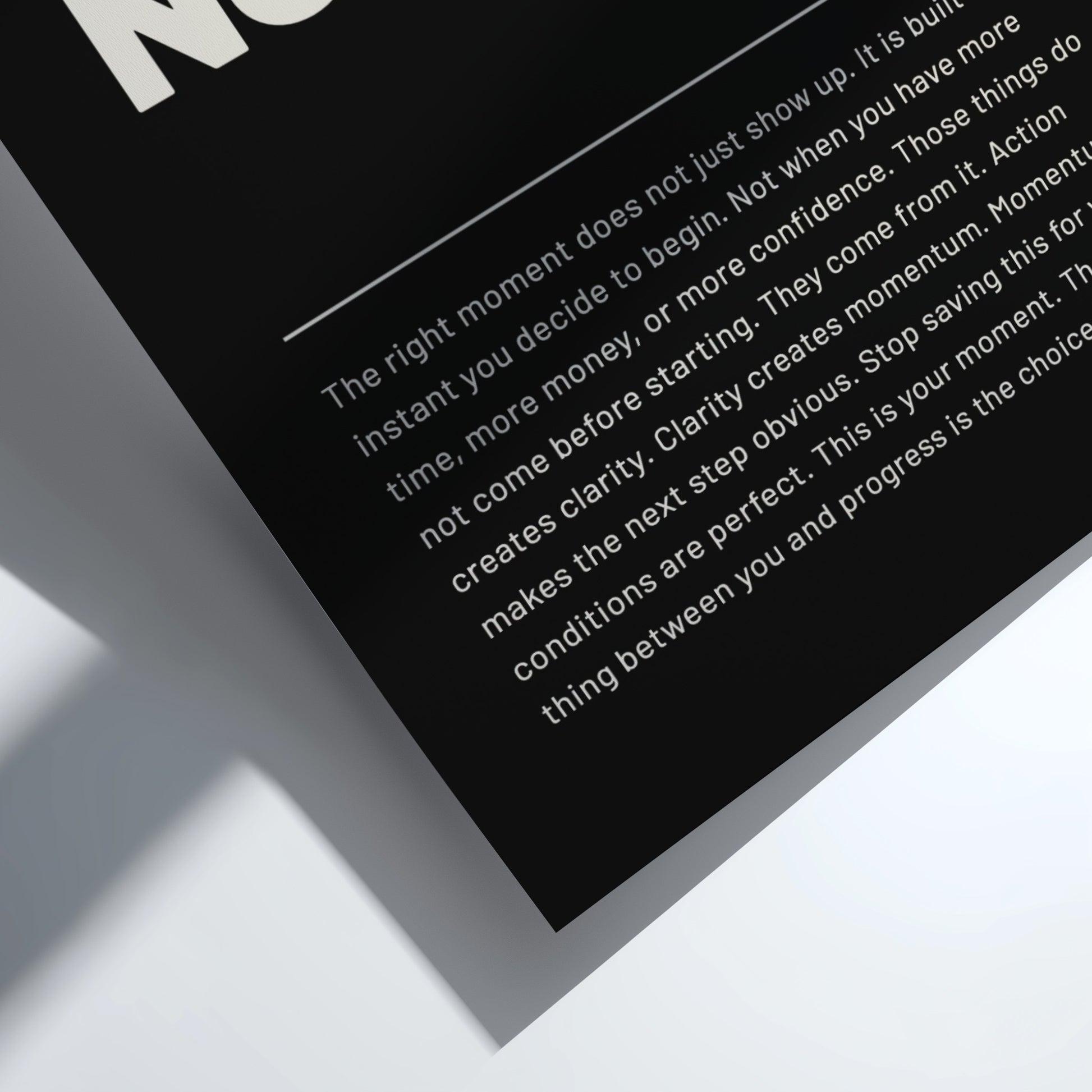 Text on a black background with white text