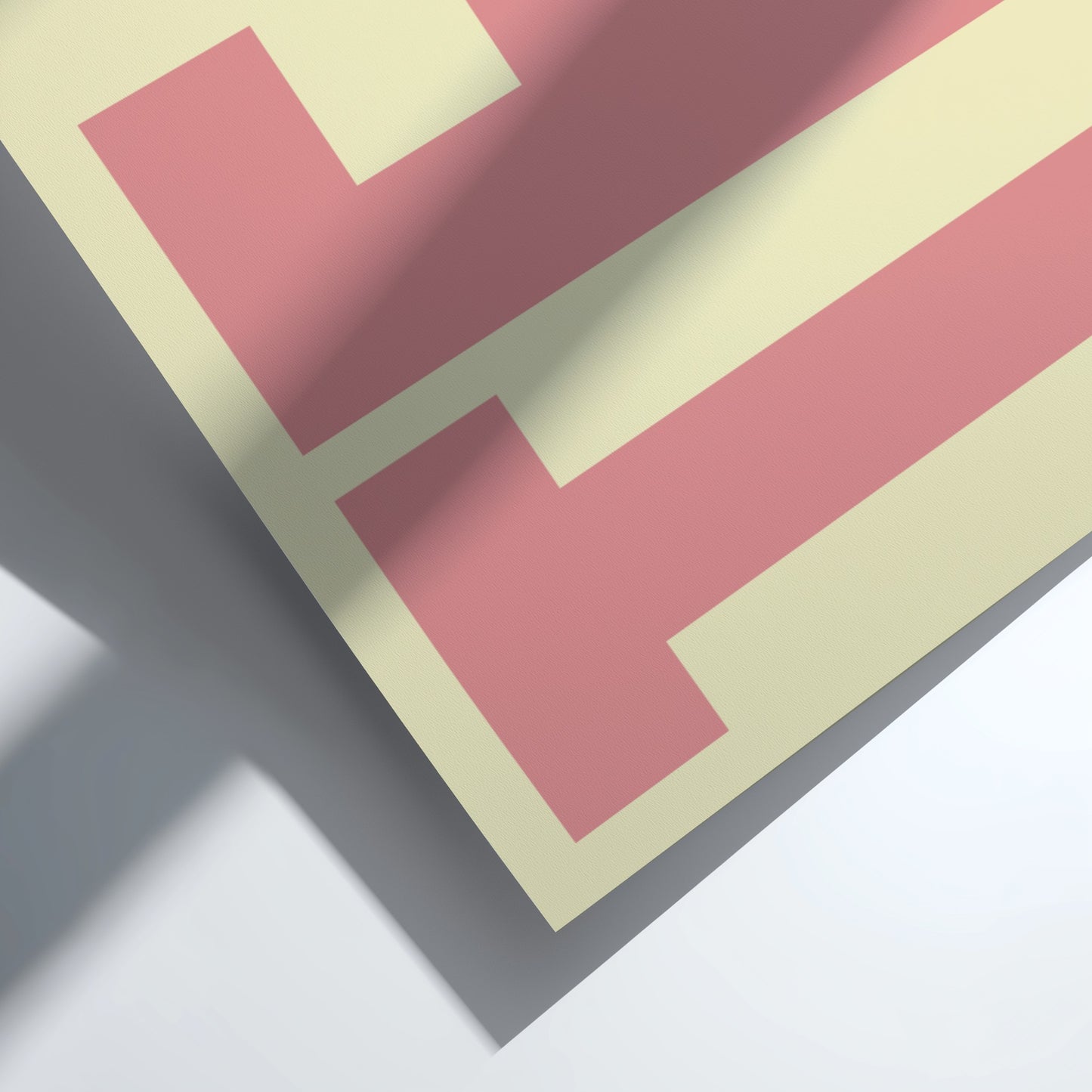 tea poster featuring bold typography and minimalist design in neutral colors