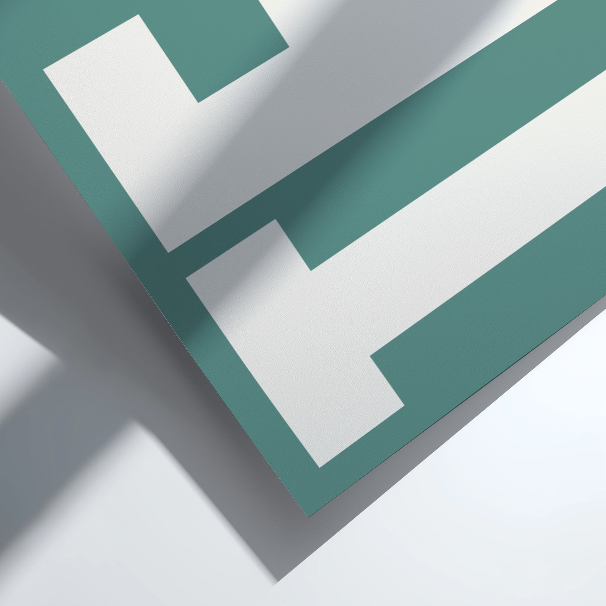 tea poster featuring bold typography and minimalist design in neutral colors
