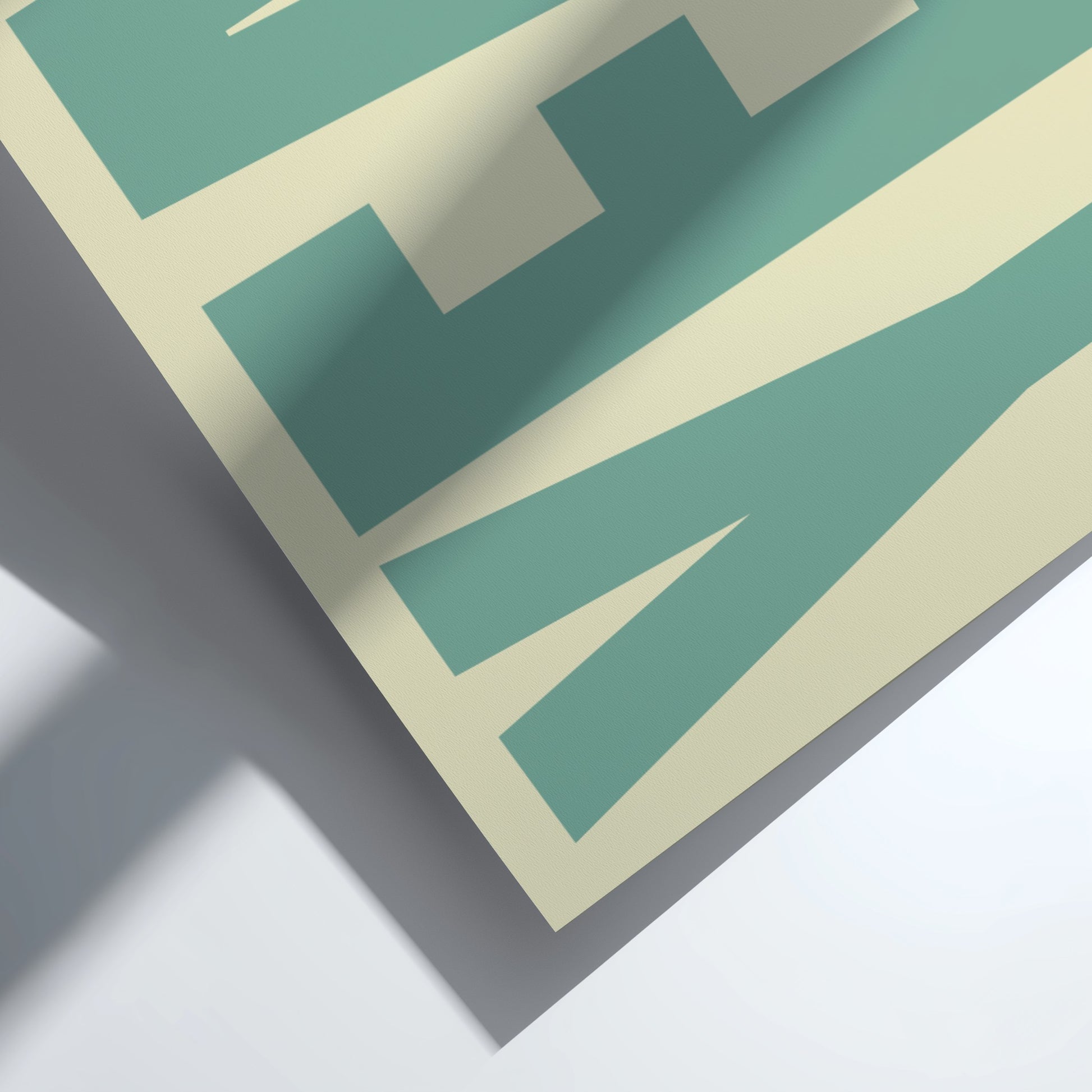 Motivational poster featuring bold 'Yeah' typography 
