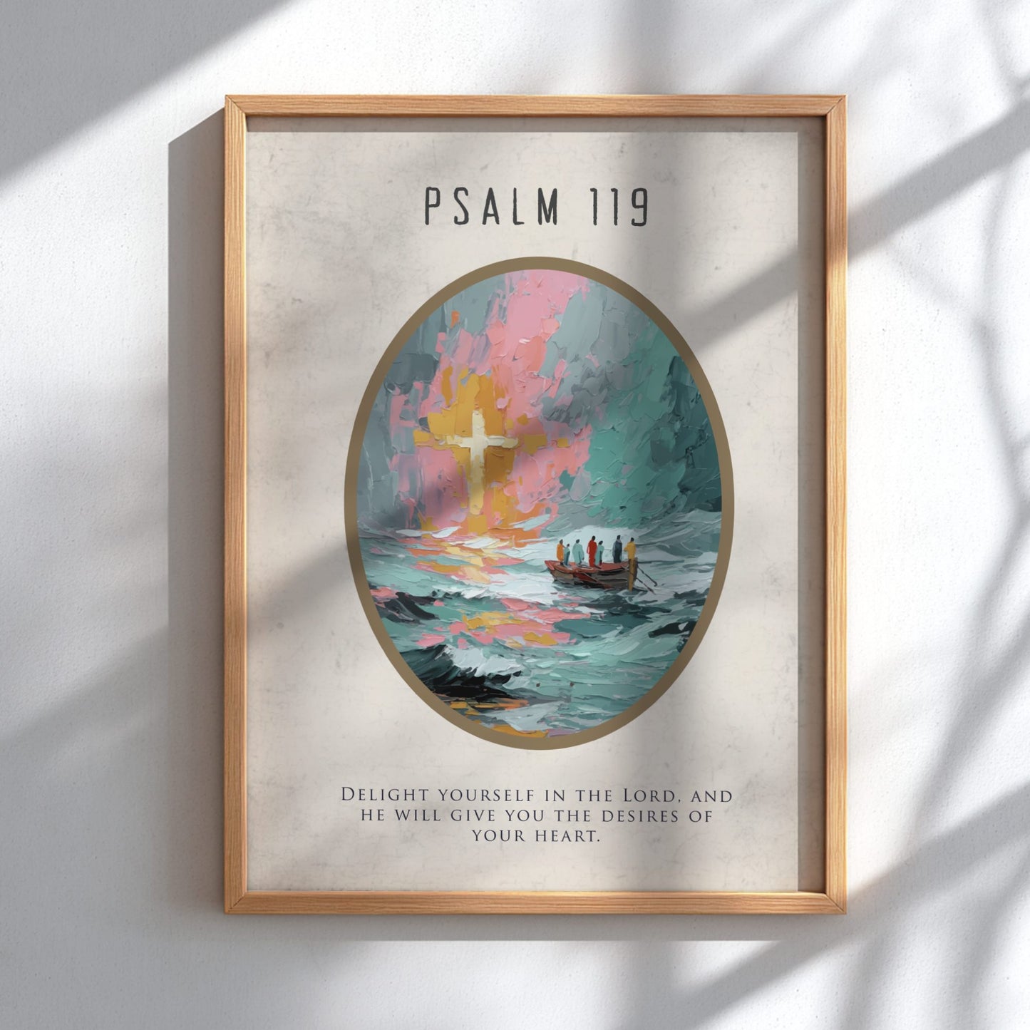 Psalm 119 Scripture Art - "The Law of Liberty" Wall Print