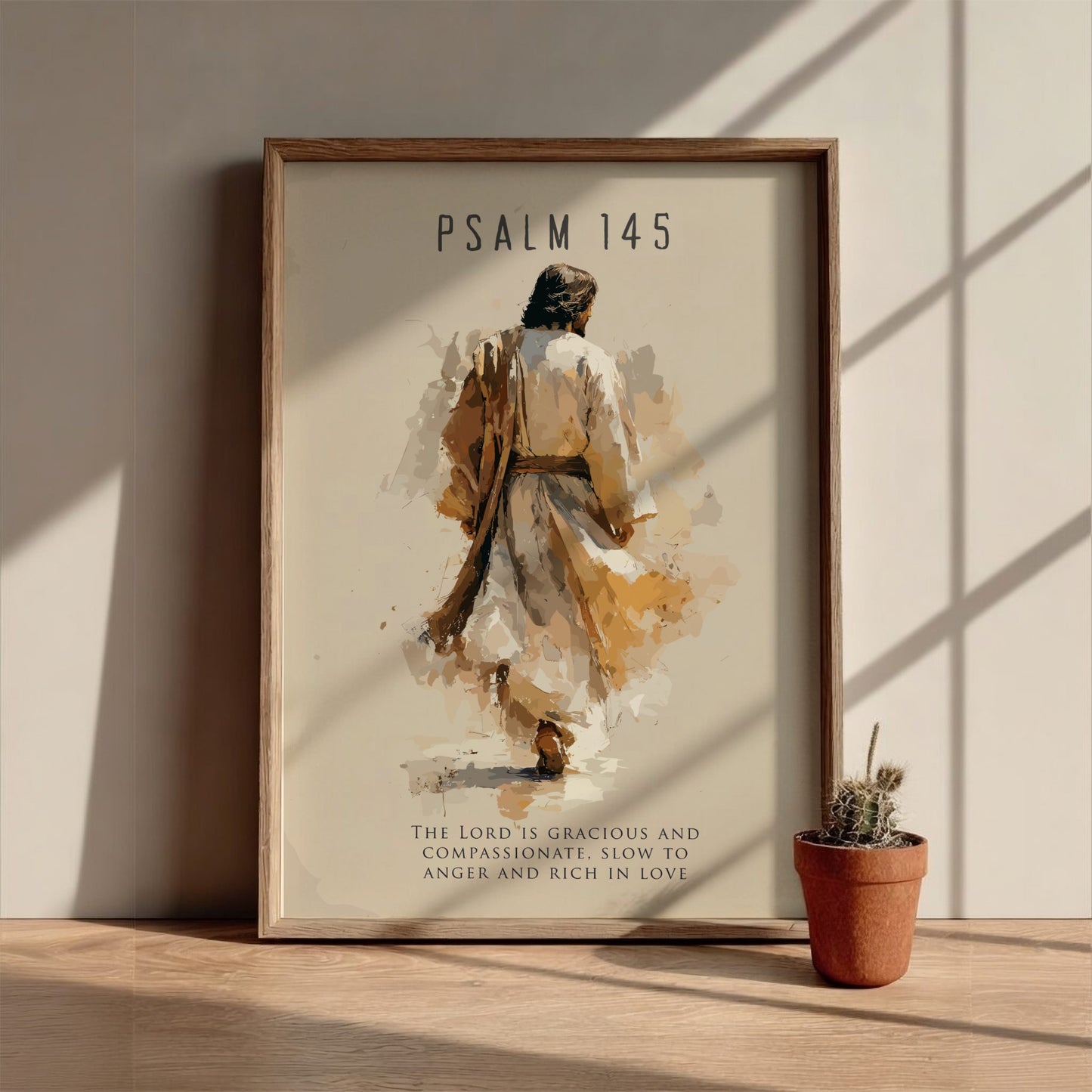 Psalm 145:4 Scripture Art - "Generation to Generation" Wall Print