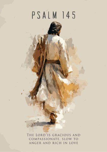 Psalm 145:4 Scripture Art - "Generation to Generation" Wall Print