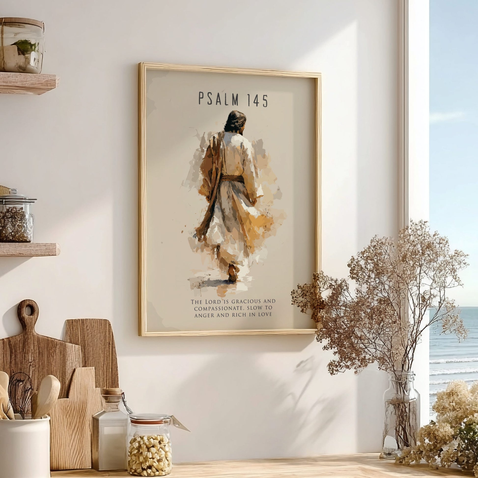 Psalm 145:4 Scripture Art - "Generation to Generation" Wall Print