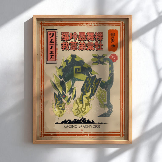 Raging Brachydios Poster - Monster Hunter World: Iceborne Wall Art
