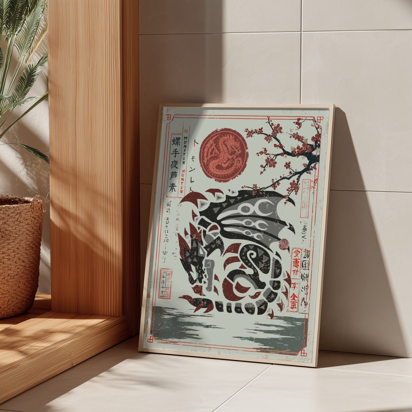 Silver Rathalos Poster - Monster Hunter Wall Art Print