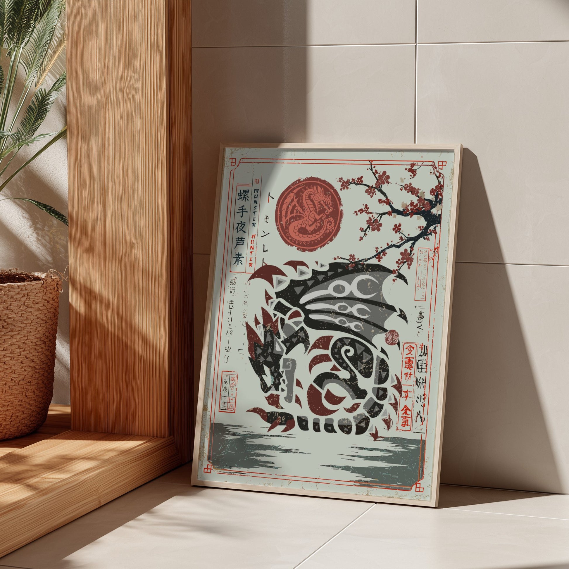 Silver Rathalos Poster - Monster Hunter Wall Art Print