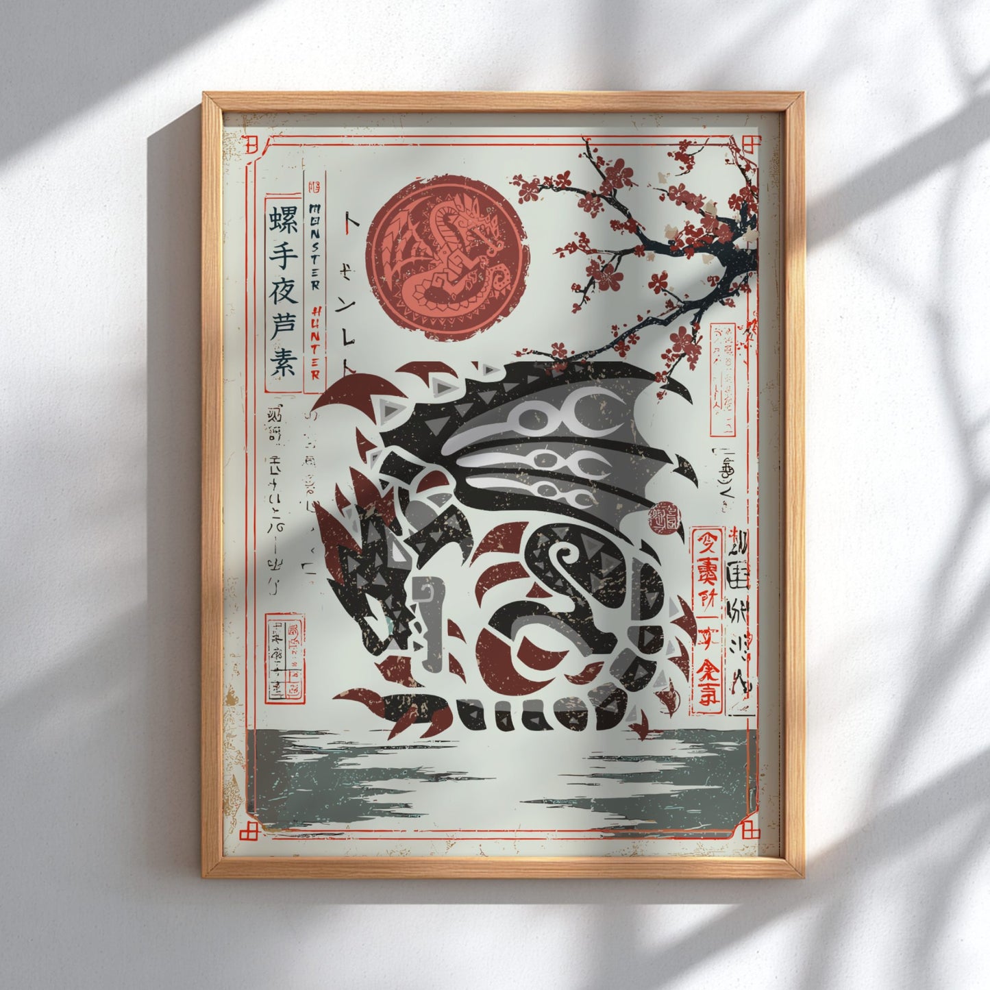 Silver Rathalos Poster - Monster Hunter Wall Art Print