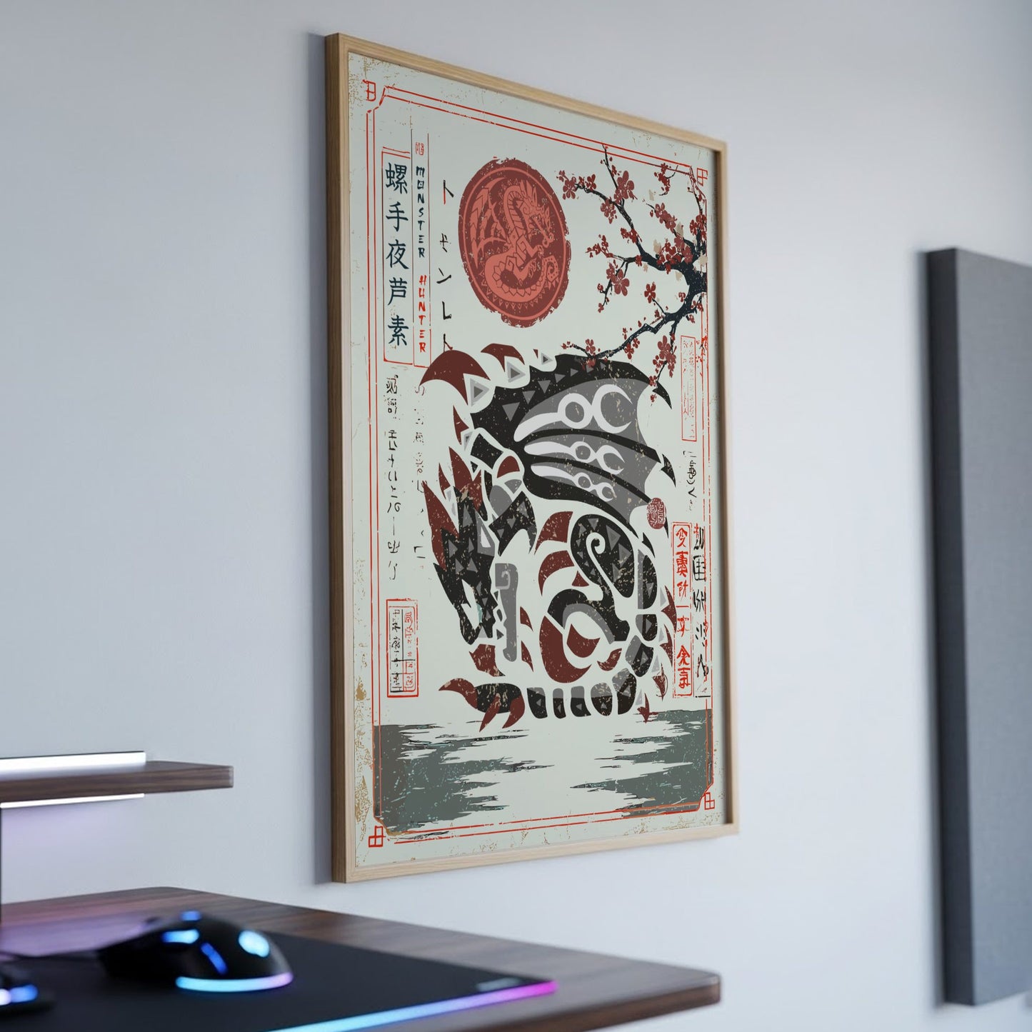 Silver Rathalos Poster - Monster Hunter Wall Art Print