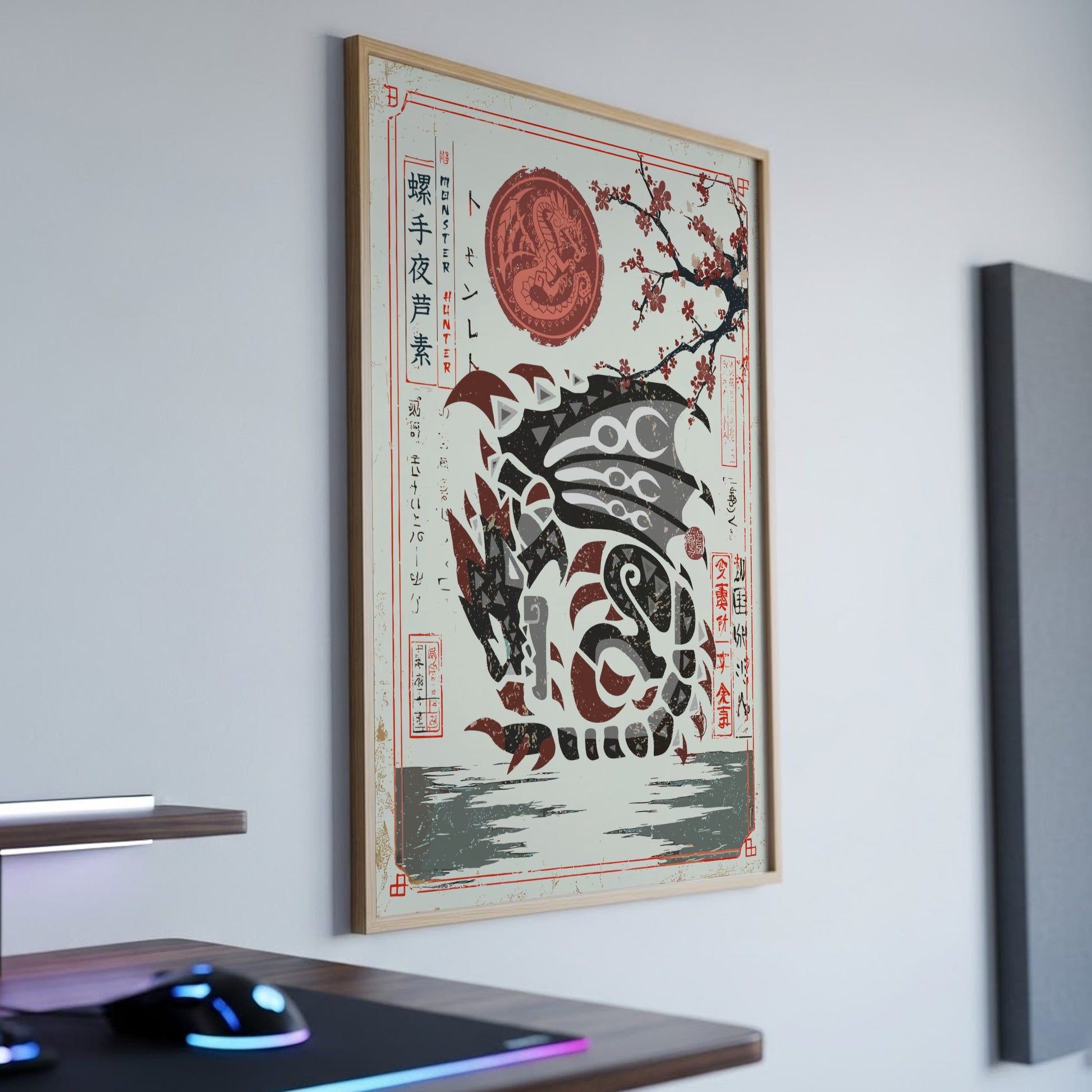 Silver Rathalos Poster - Monster Hunter Wall Art Print