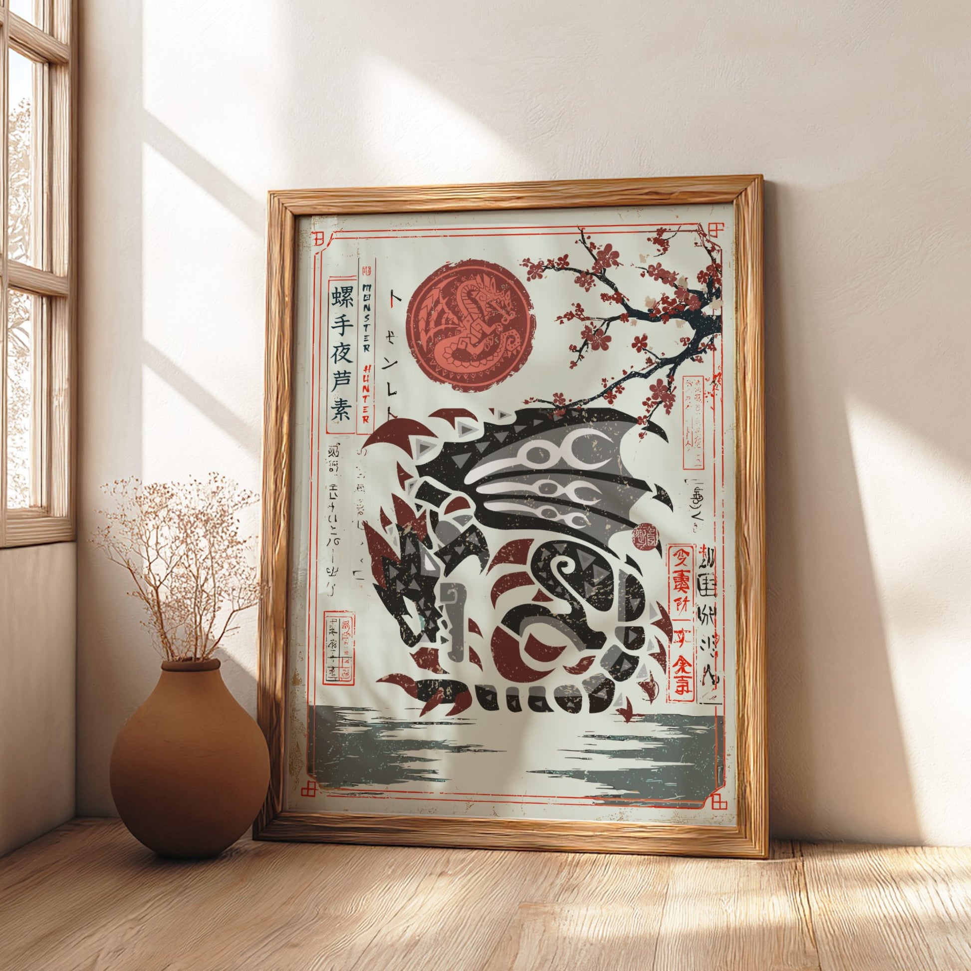 Silver Rathalos Poster - Monster Hunter Wall Art Print