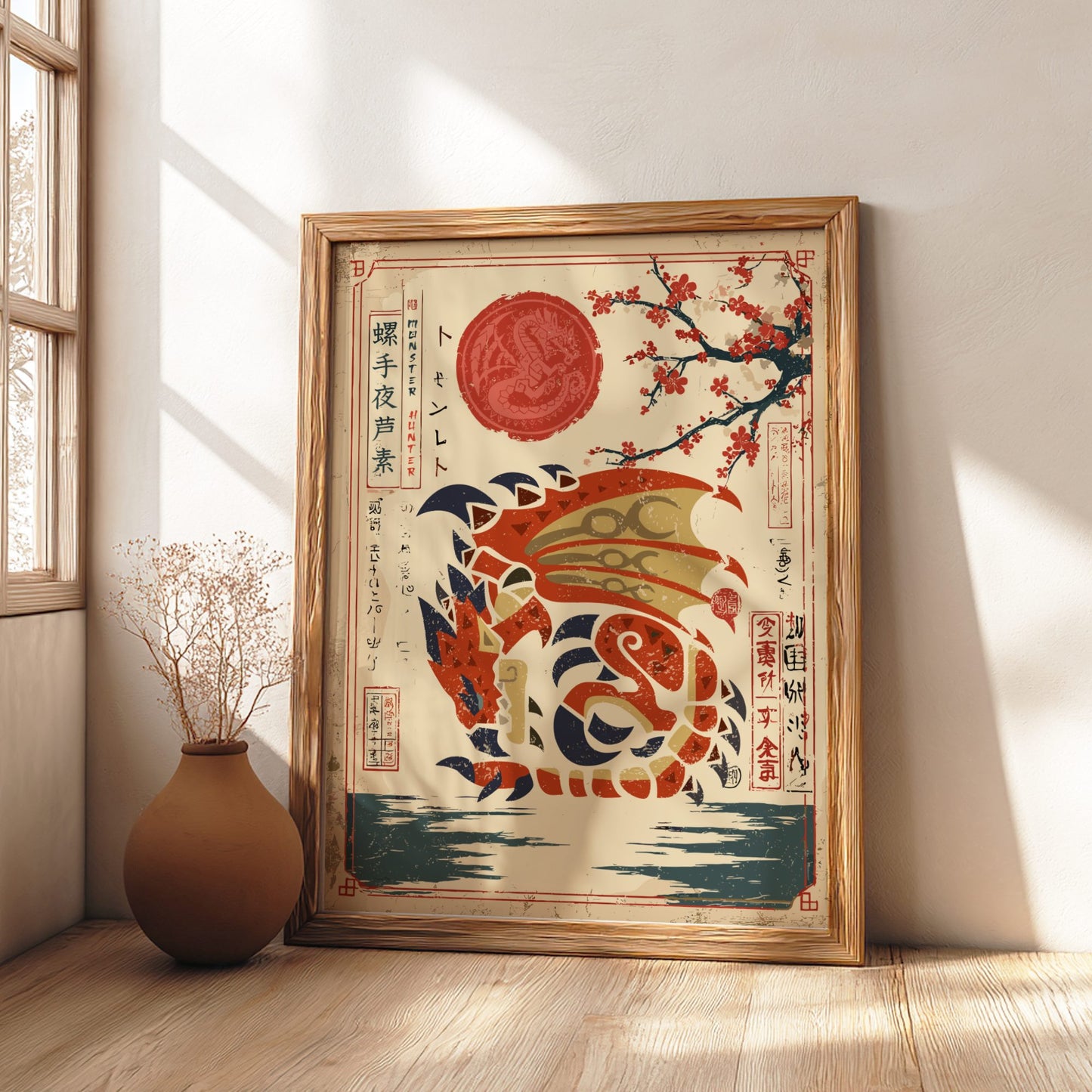 Rathalos Poster - Monster Hunter Wall Art Print