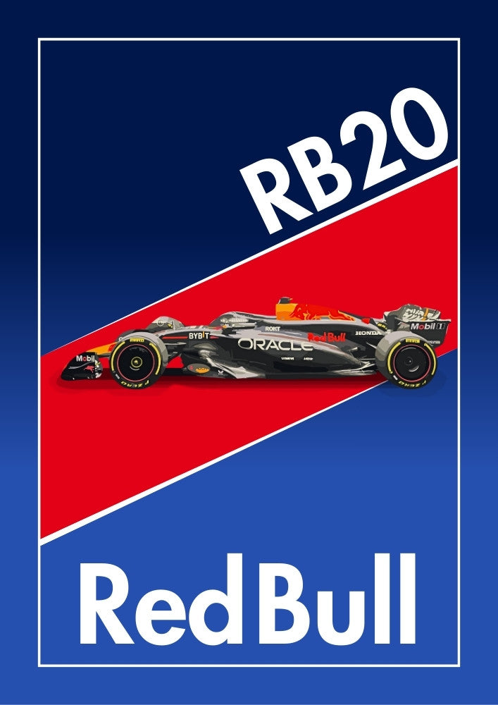 Red Bull Racing F1 Poster