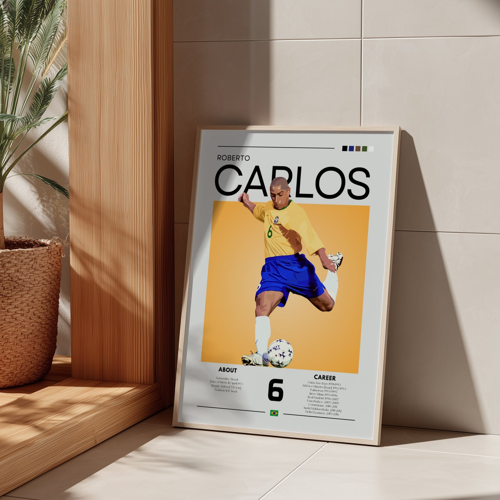 Roberto Carlos Brazil Poster