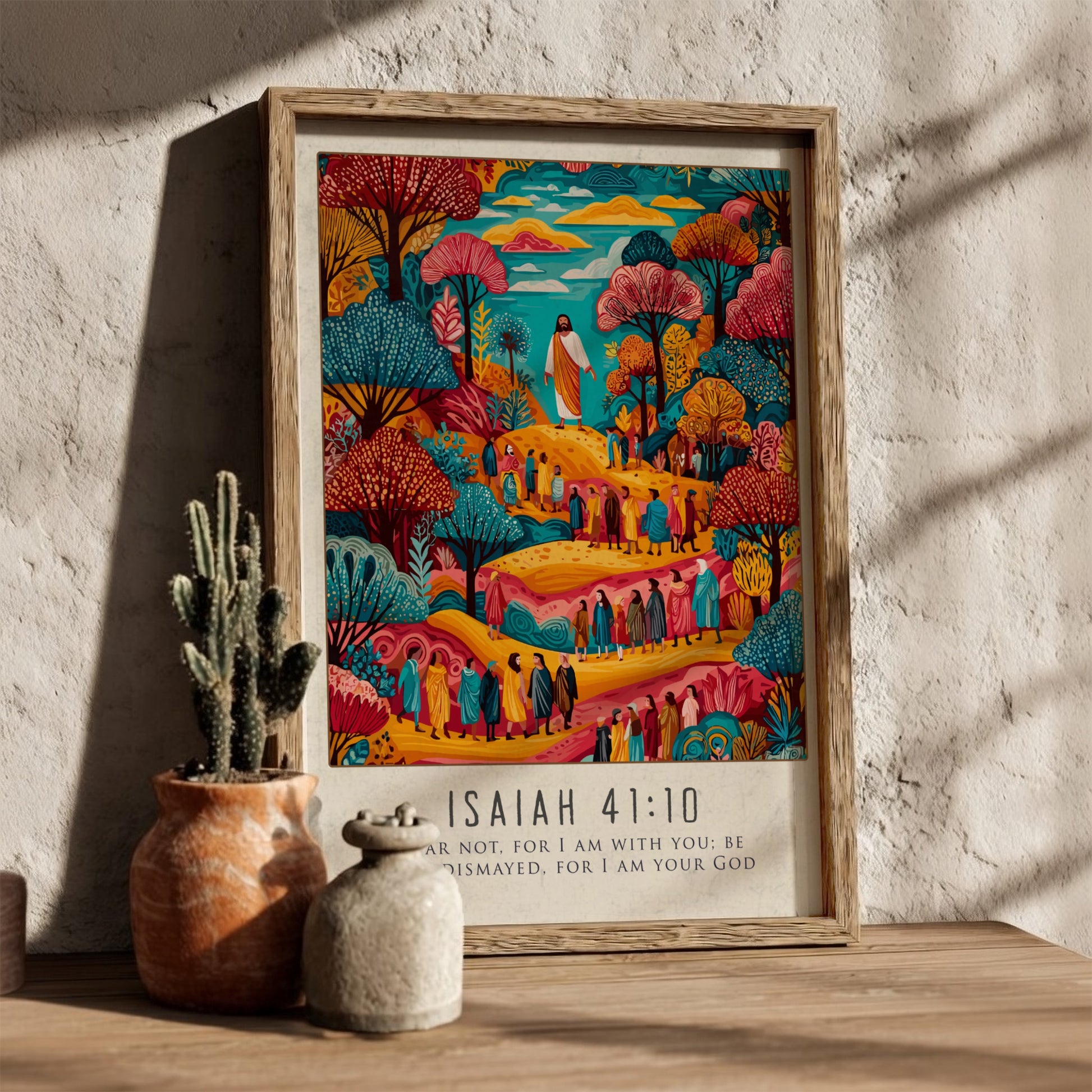 Isaiah 41:10: The Presence – Modern Minimalist Scripture Art