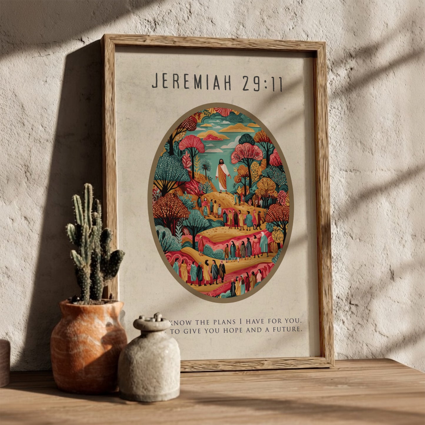 Jeremiah 29:11: The Blueprint – Modern Minimalist Scripture Art
