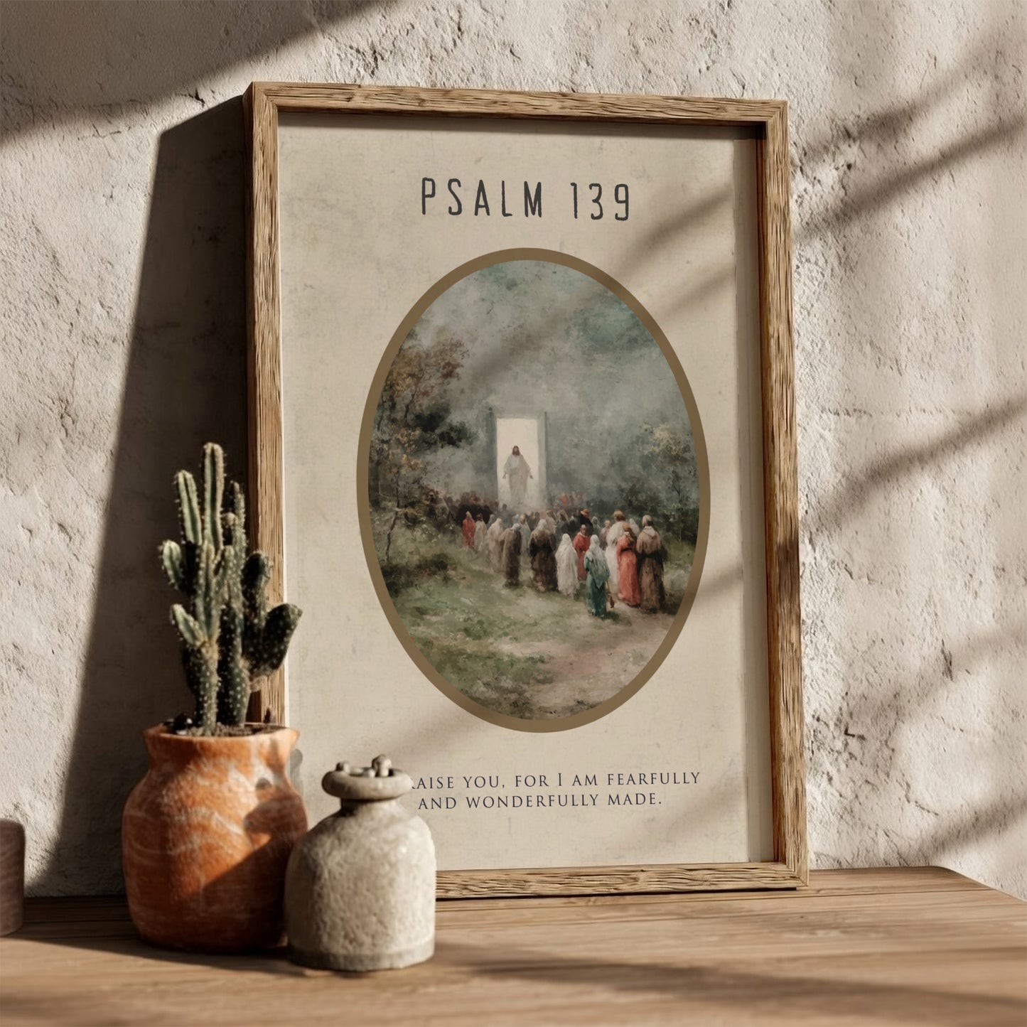 Psalm 139: The Presence – Modern Minimalist Scripture Wall Art