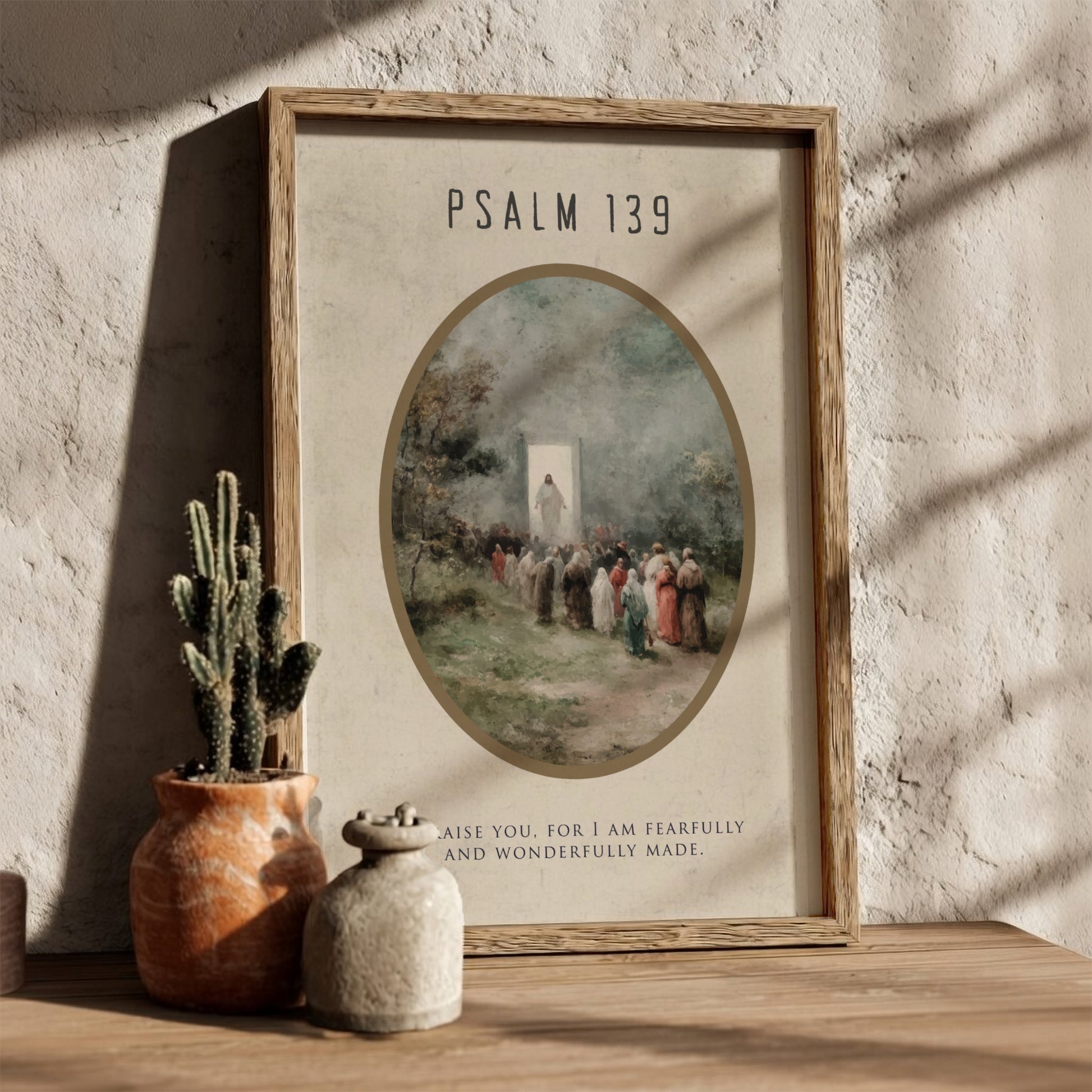 Psalm 139: The Presence – Modern Minimalist Scripture Wall Art
