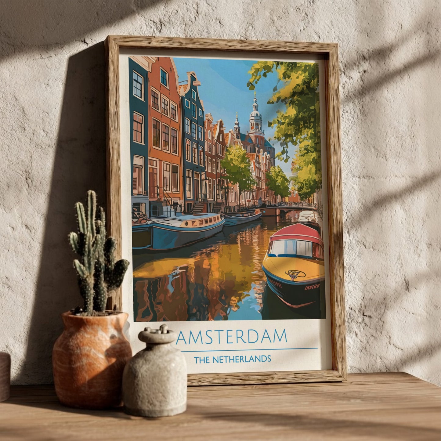 Amsterdam, Netherlands: The Meridian – Modern Travel Art