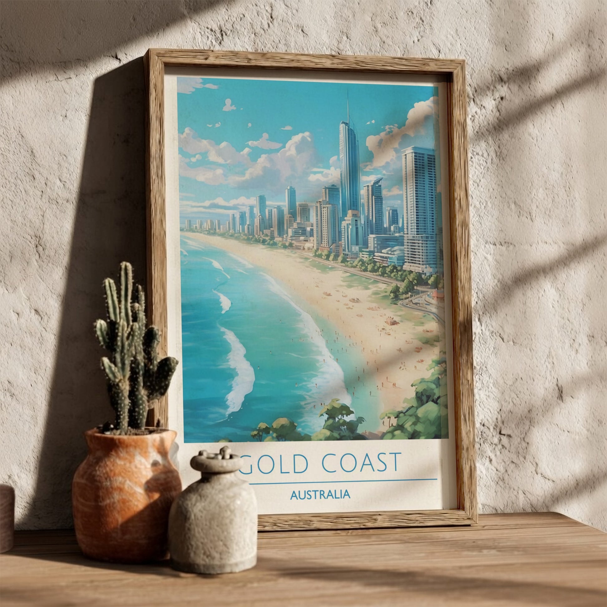 Gold Coast, Australia: The Glint – Modern Travel Art