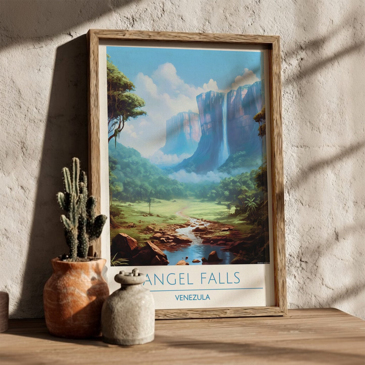 Angel Falls, Venezuela: The Heights – Modern Travel Art