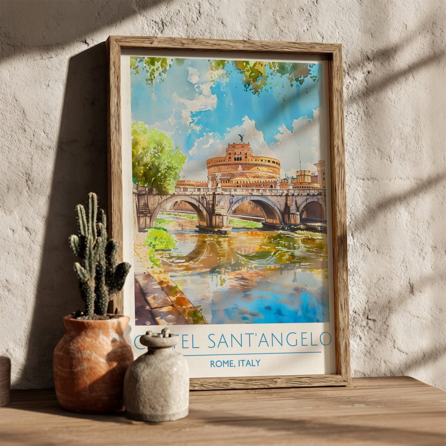 Castel Sant'Angelo, Rome: The Citadel – Modern Travel Art