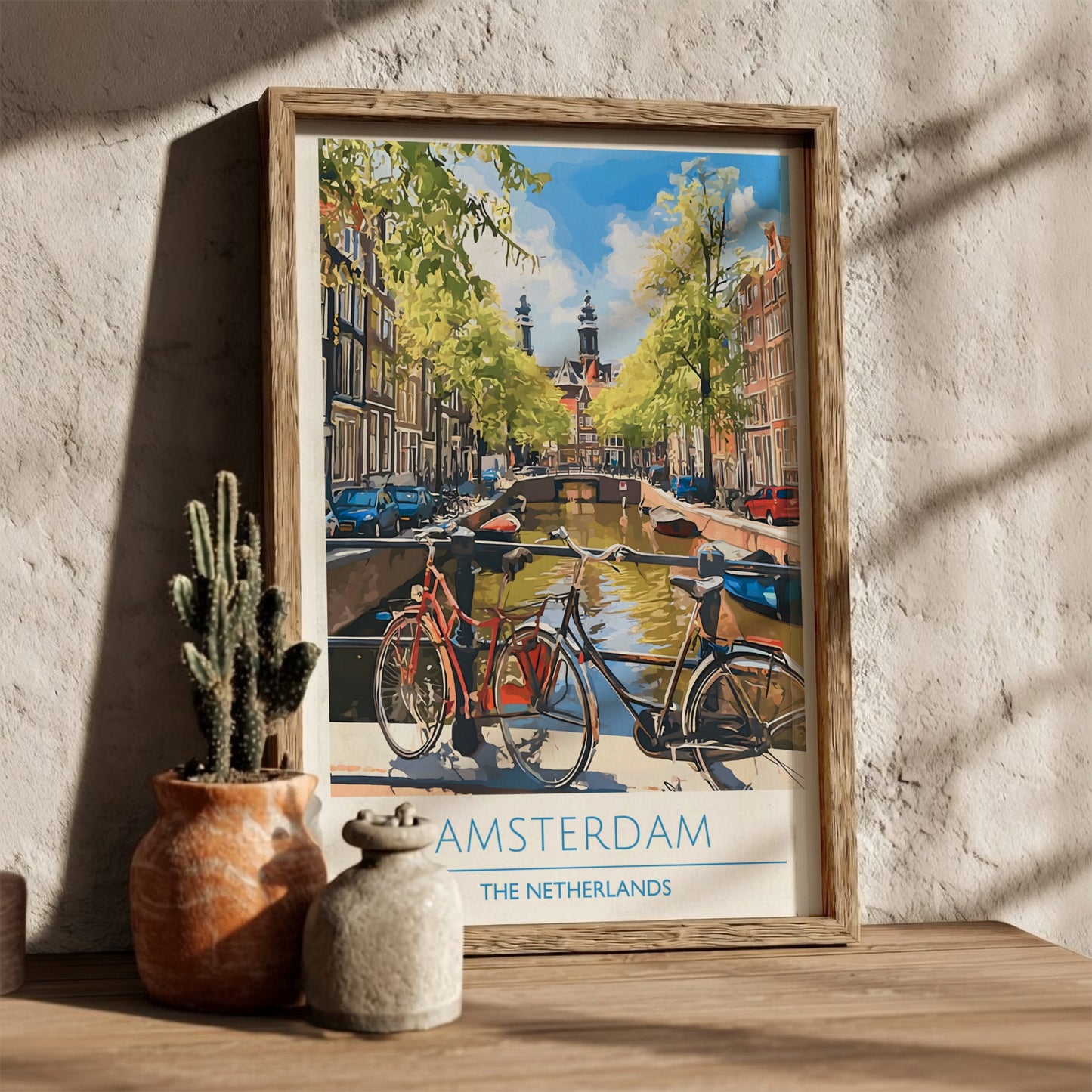 Amsterdam, Netherlands: The Cycle – Modern Travel Art