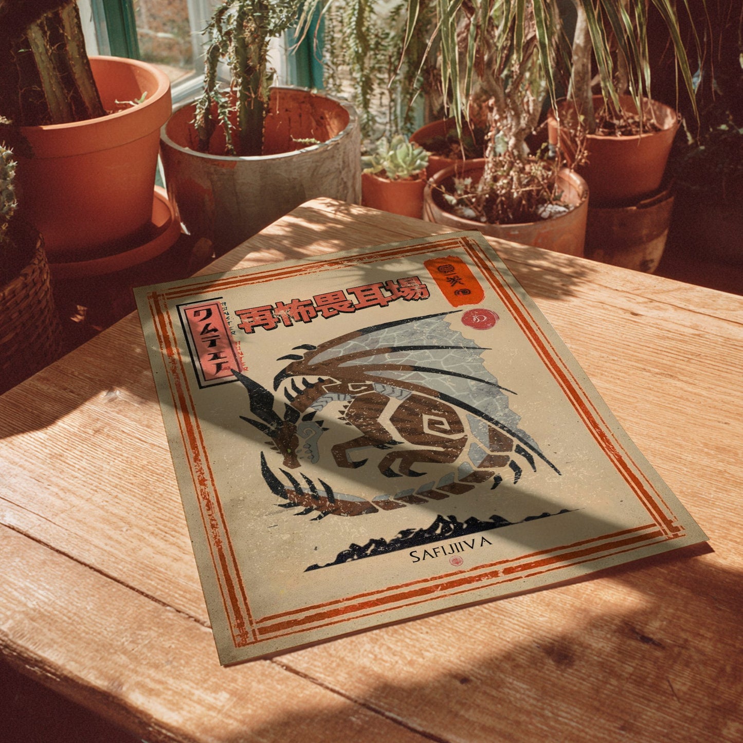 Safi'jiiva Poster - Monster Hunter World: Iceborne Wall Art