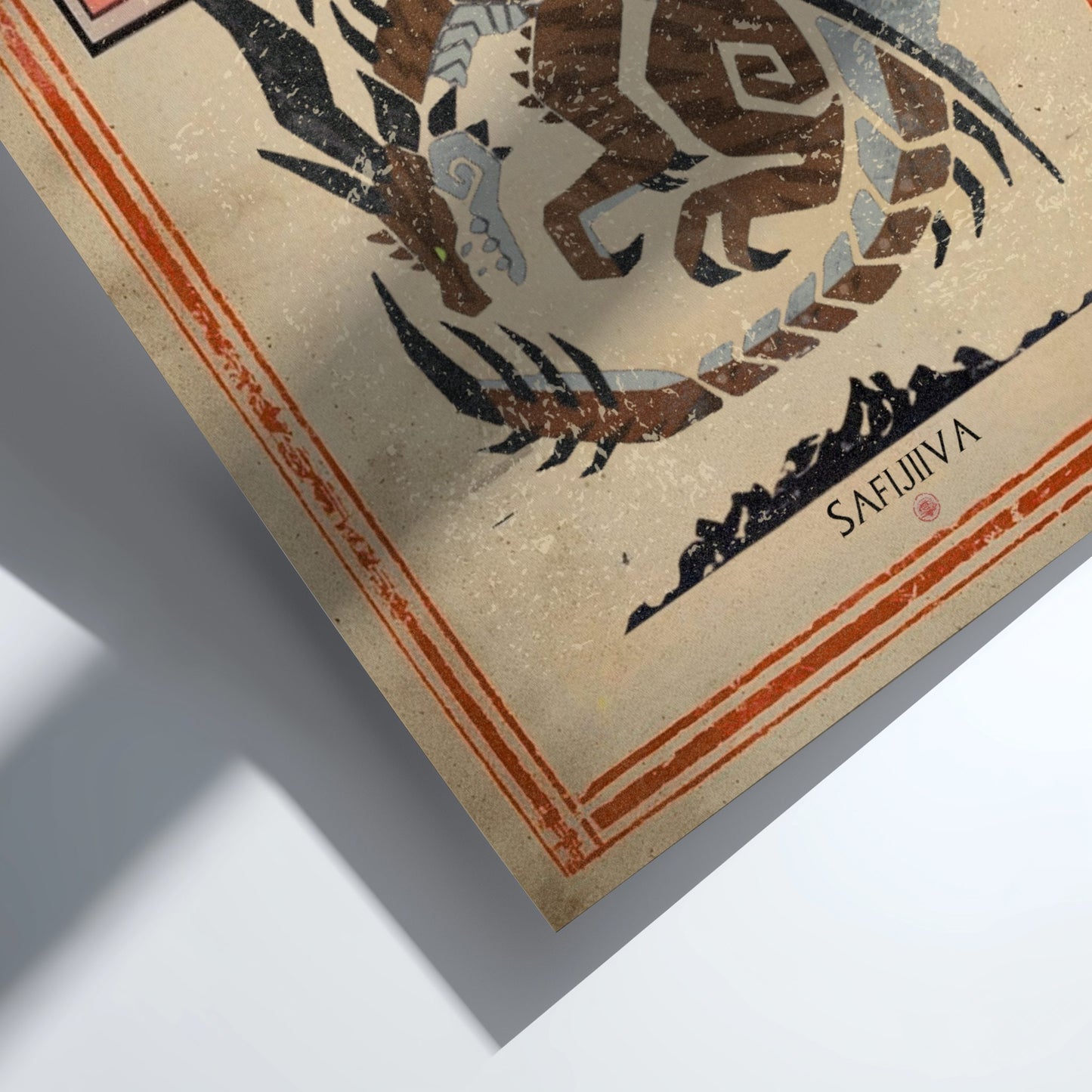 Safi'jiiva Poster - Monster Hunter World: Iceborne Wall Art