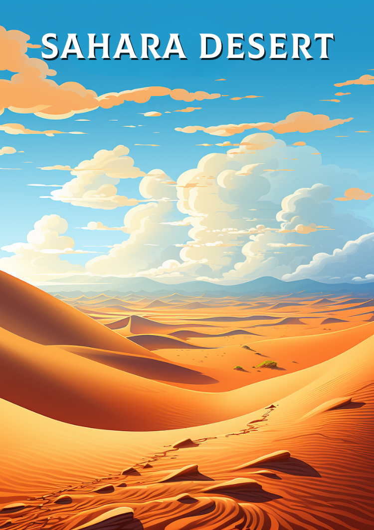 Sahara Desert Poster