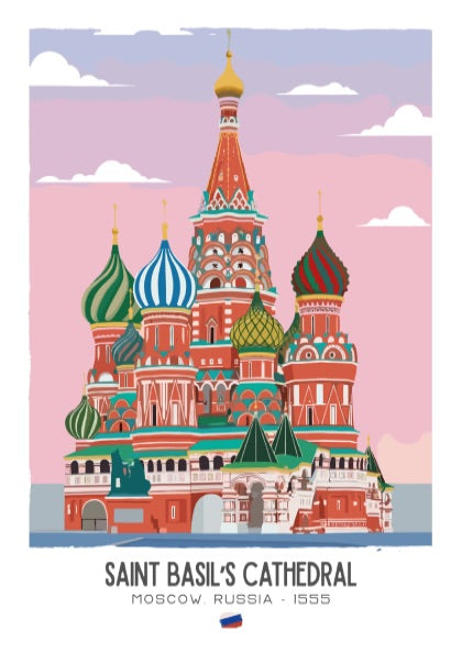 Saint Basil’s Cathedral Art - The Onion Dome Masterpiece Wall Print