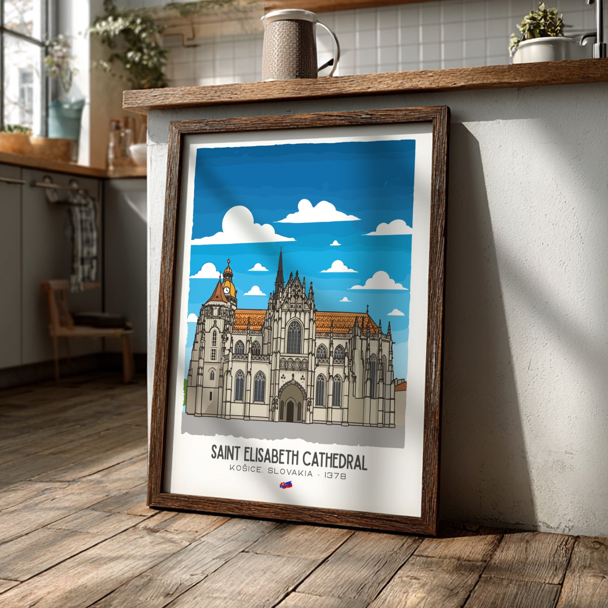 Saint Elisabeth Cathedral Art - The Gothic Jewel Wall Print