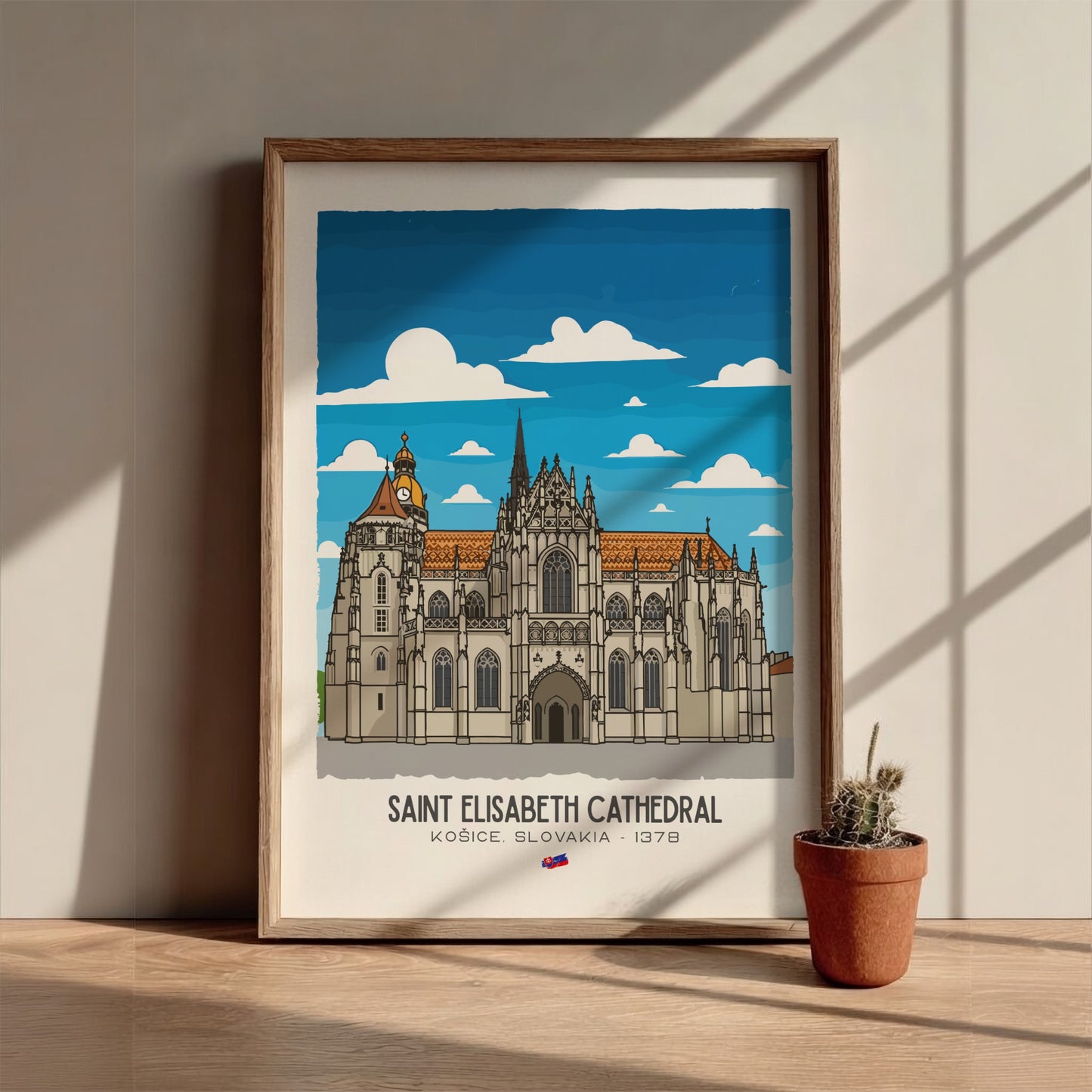 Saint Elisabeth Cathedral Art - The Gothic Jewel Wall Print