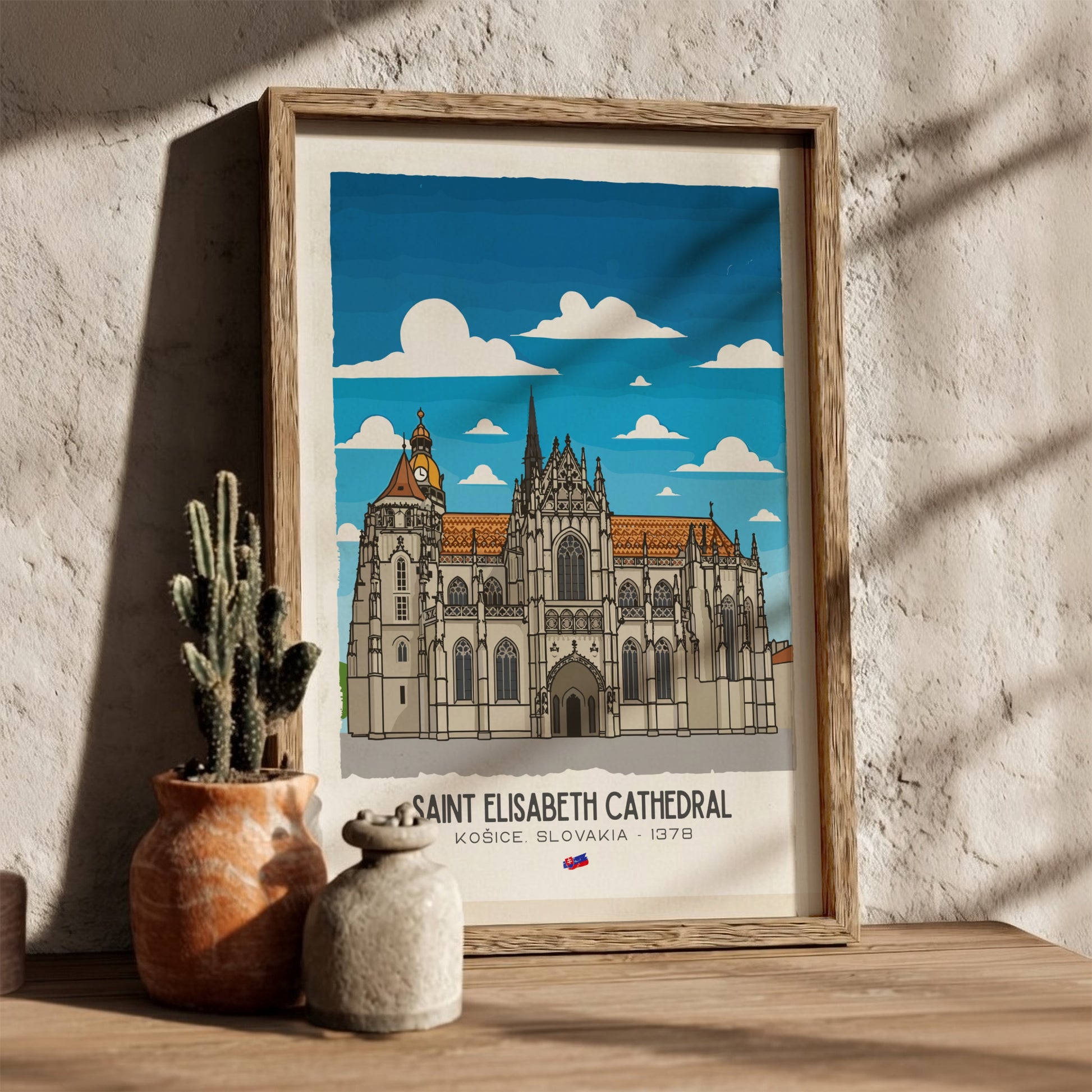 Saint Elisabeth Cathedral Art - The Gothic Jewel Wall Print