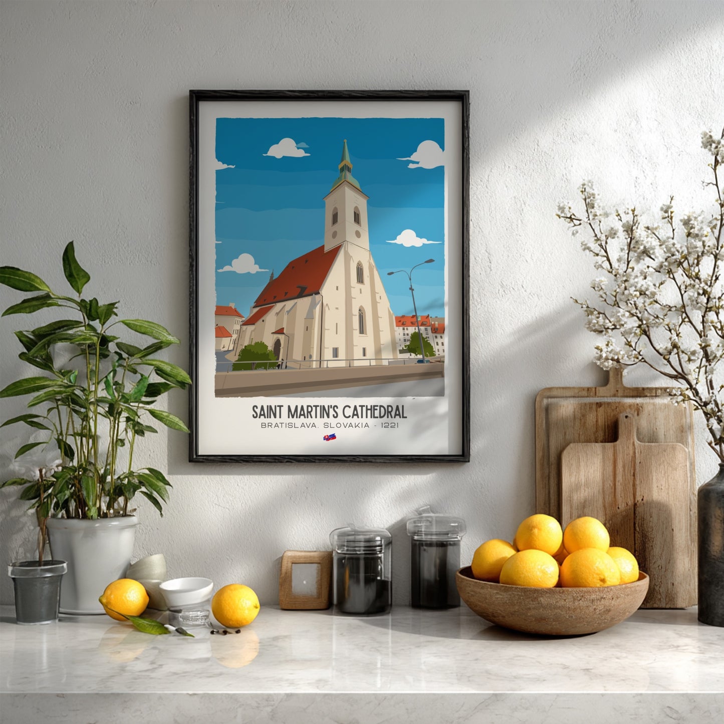 Saint Martins Cathedral Bratislava Art - The Royal Coronation Masterpiece Wall Print