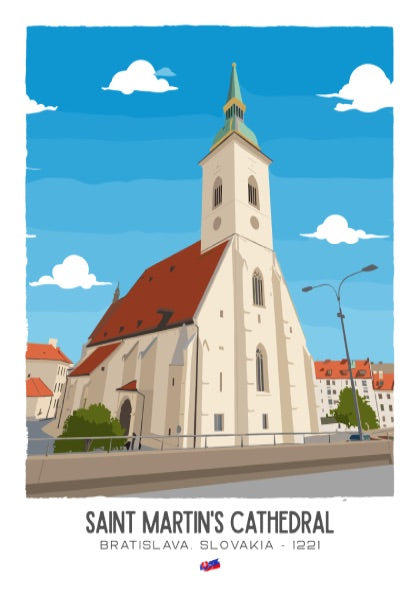 Saint Martins Cathedral Bratislava Art - The Royal Coronation Masterpiece Wall Print