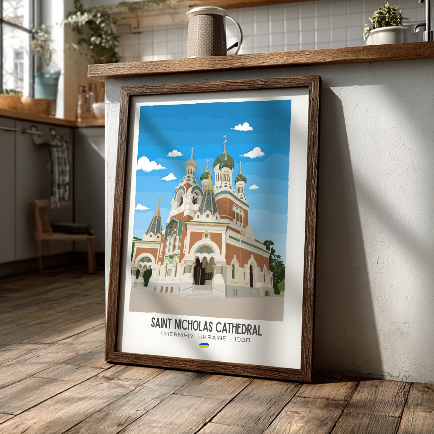 Saint Nicholas Cathedral Kyiv Art - The Gothic Revival Wall Print