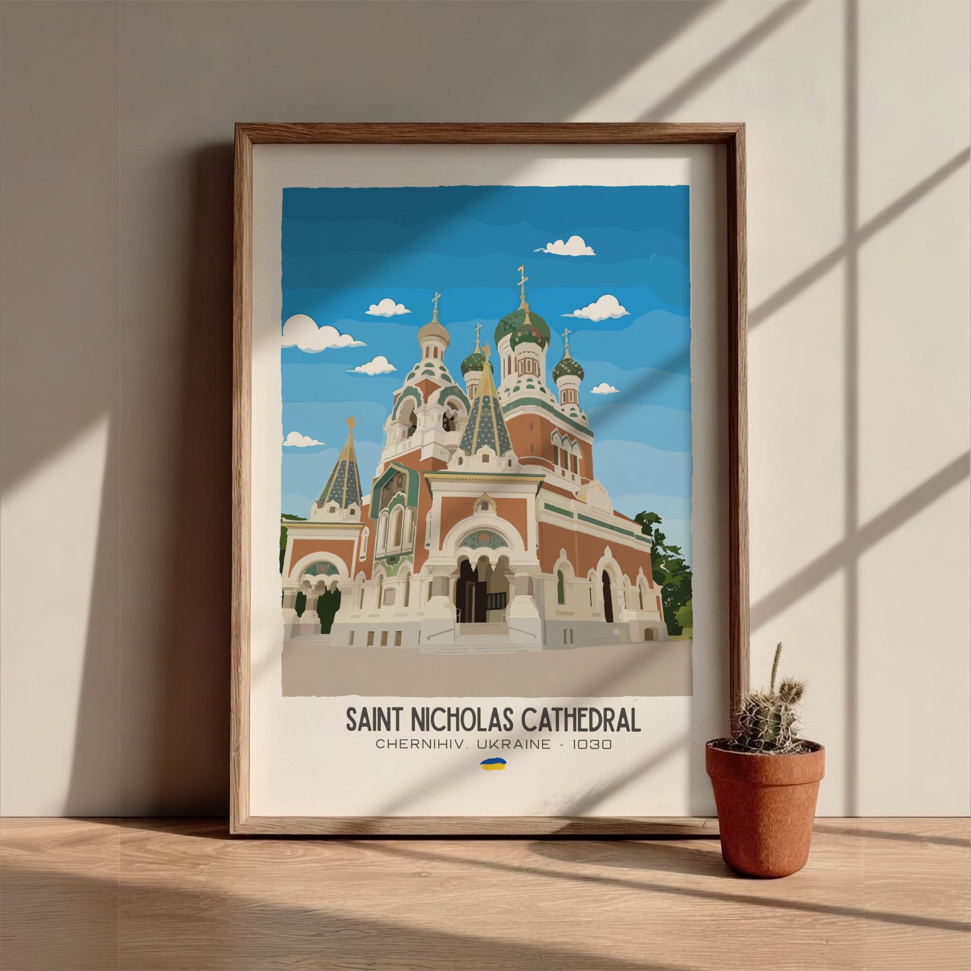 Saint Nicholas Cathedral Kyiv Art - The Gothic Revival Wall Print
