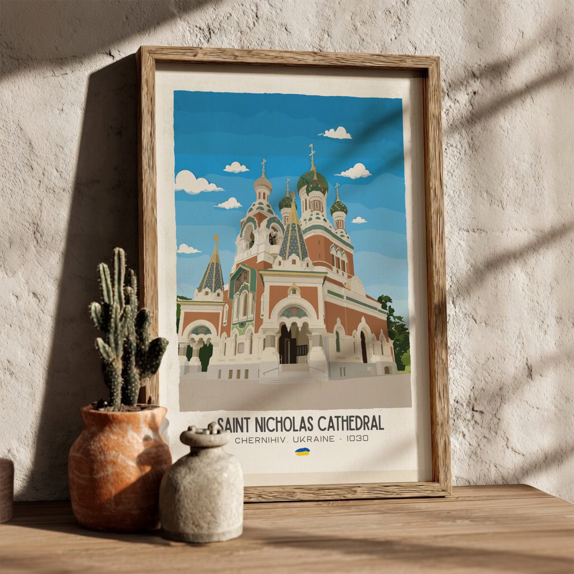 Saint Nicholas Cathedral Kyiv Art - The Gothic Revival Wall Print