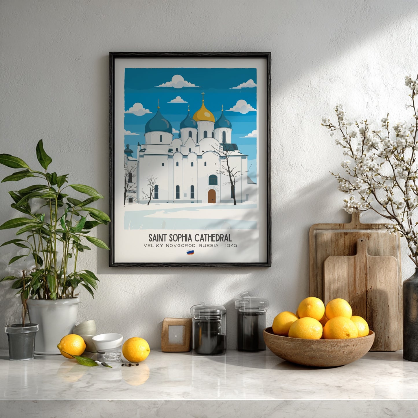 Saint Sophia Cathedral Novgorod Art - The Ancient Wisdom Wall Print