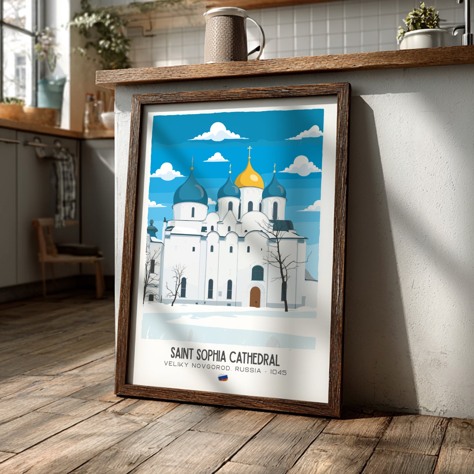 Saint Sophia Cathedral Novgorod Art - The Ancient Wisdom Wall Print