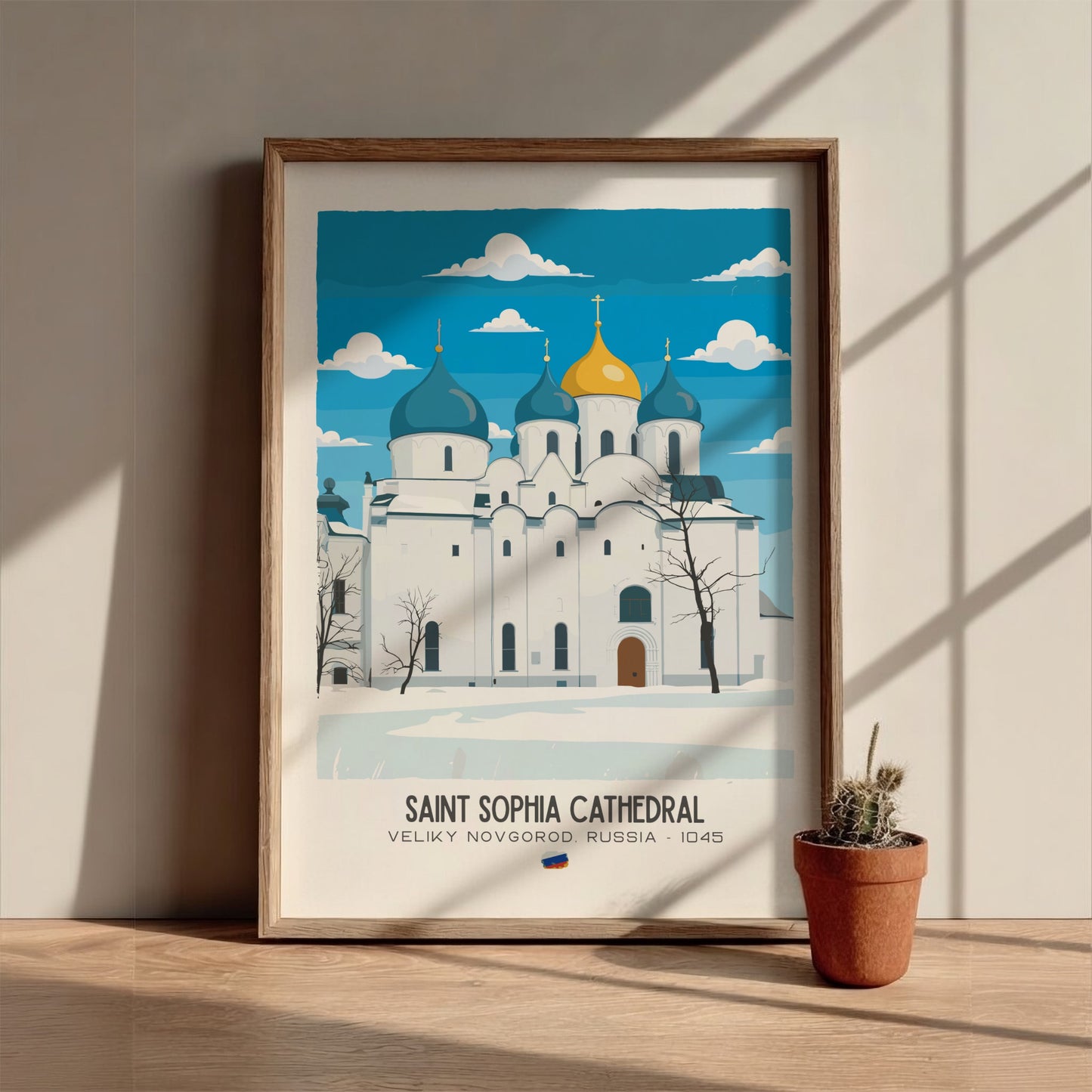 Saint Sophia Cathedral Novgorod Art - The Ancient Wisdom Wall Print
