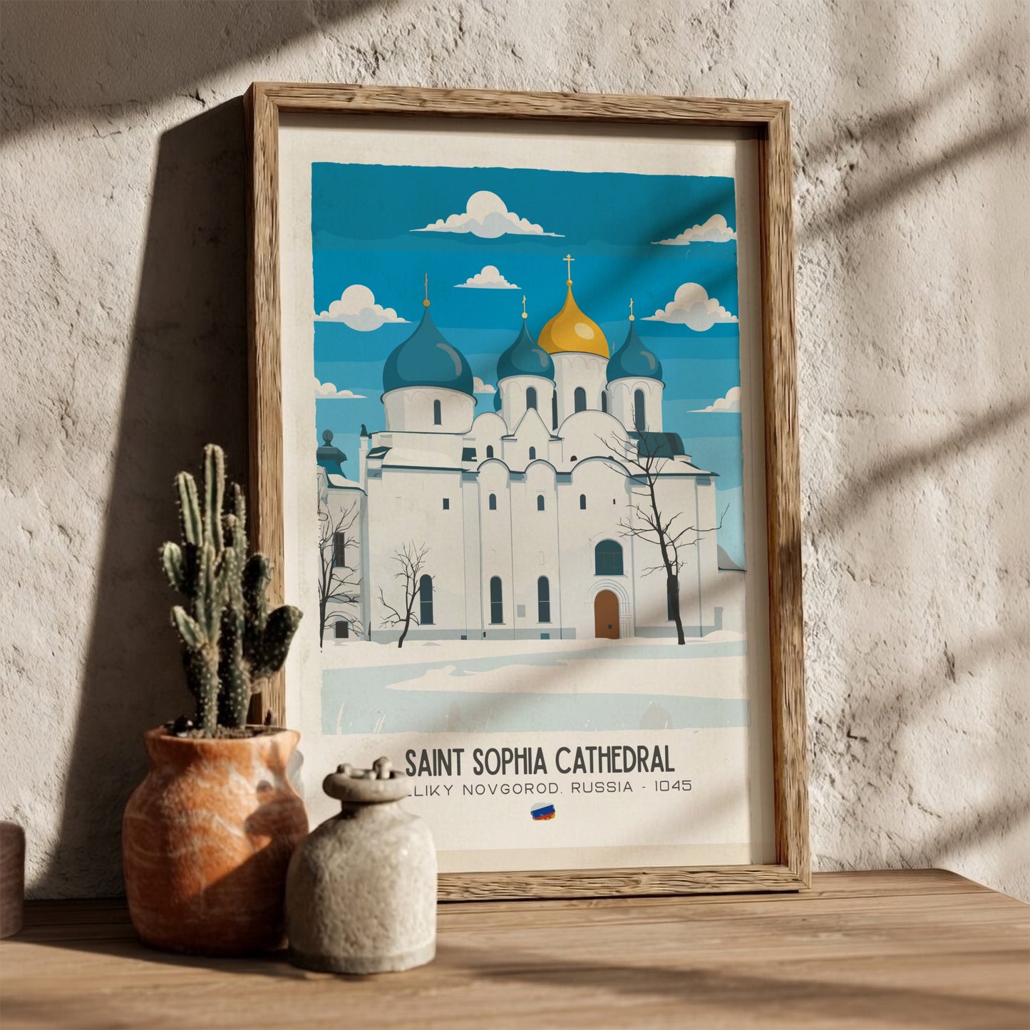 Saint Sophia Cathedral Novgorod Art - The Ancient Wisdom Wall Print